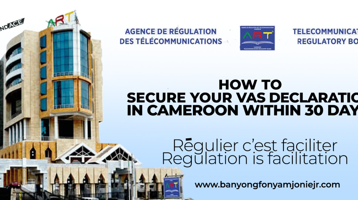 How to secure your VAS Declaration in Cameroon within 30 Days.
