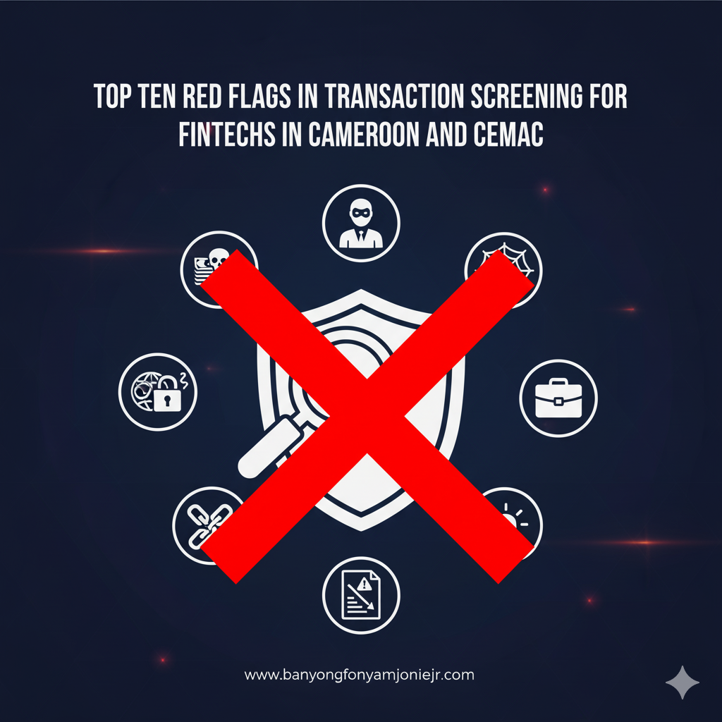 Top 10 Red Flags in Transaction Screening for FinTechs in Cameroon and the CEMAC Region