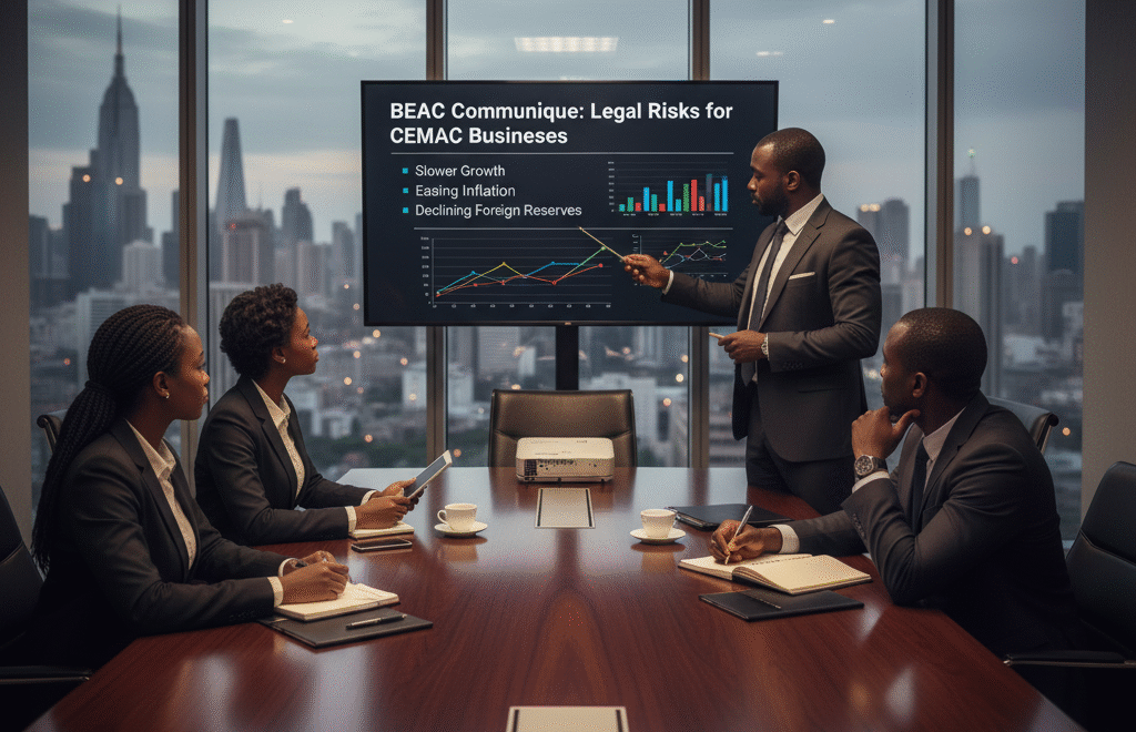The BEAC Communique is a warning to Businesses. The Legal Risks every CEMAC Business must now Manage.