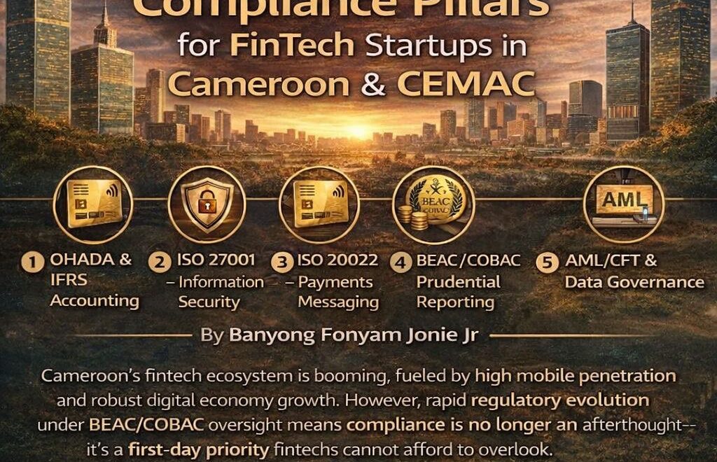 5 Non-Negotiable Compliance Pillars for FinTech Startups in Cameroon & CEMAC