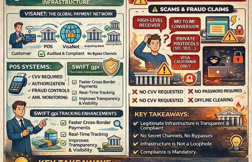 Illuminating Global Payments and Financial Networks: Reality vs Myths