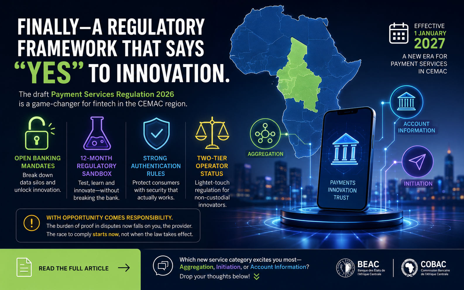 THE CEMAC PAYMENT SERVICES REFORM 2026: A NEW DAWN FOR FINTECHS AND DIGITAL FINANCIAL SERVICES